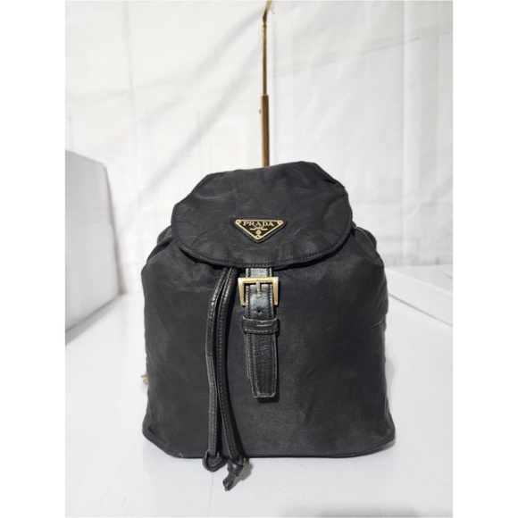 Authentic Prada Vintage Vela Drawstring Backpack - Picture 1 of 12